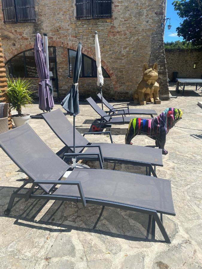 Logis Dans Ancien Relais De Poste Apartman Saint Julien Les Rosiers Kültér fotó